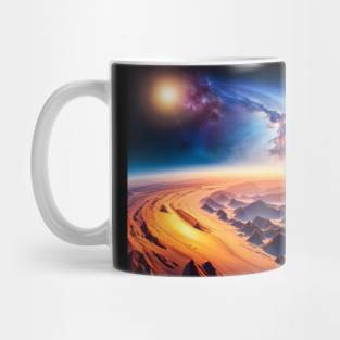 Space Desert Oasis Mug